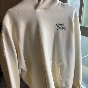 Huega House Cream Hoodie for Men